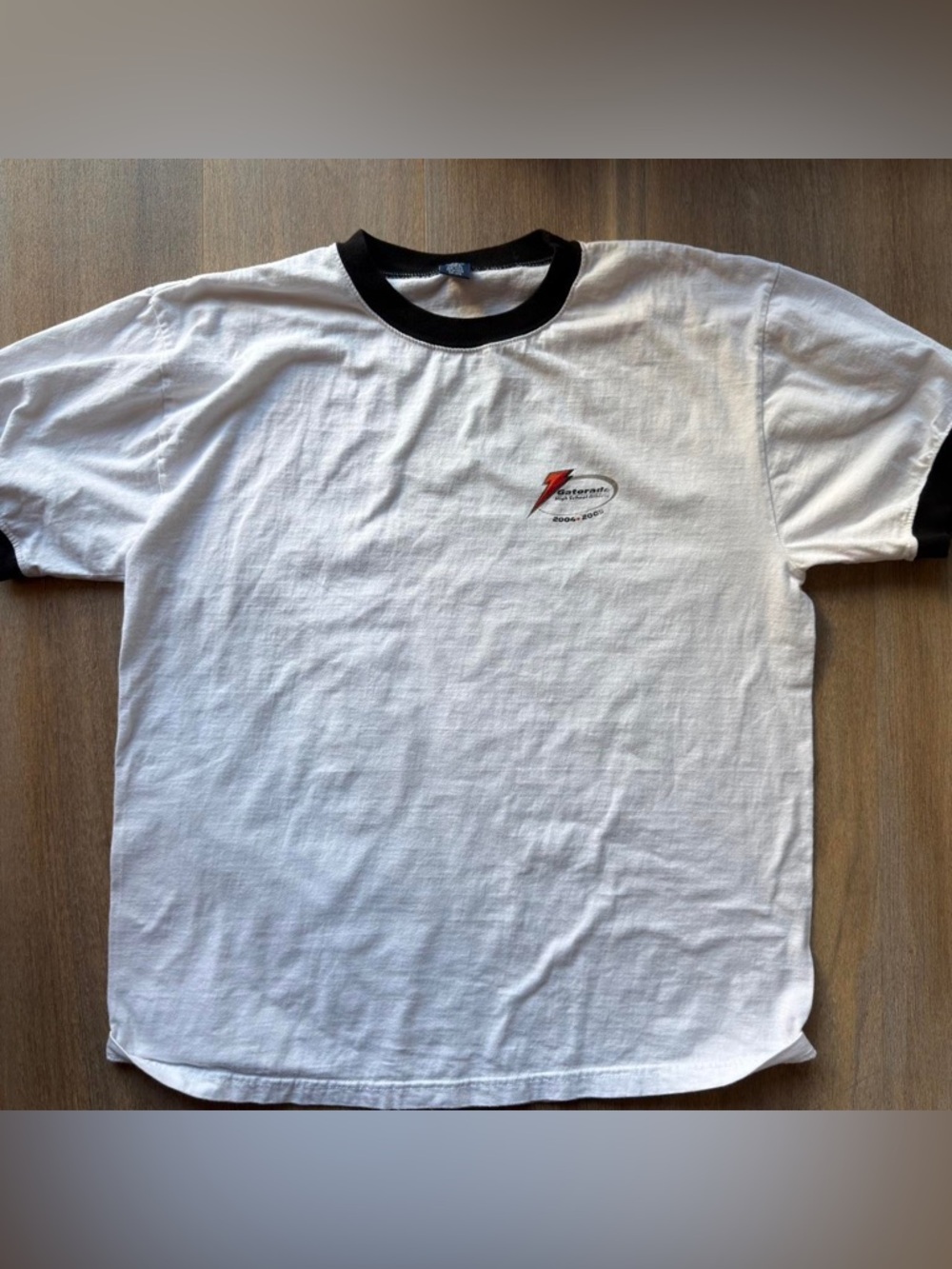 White Ringer T-Shirt with Black Trim - Classic Men’s Tee